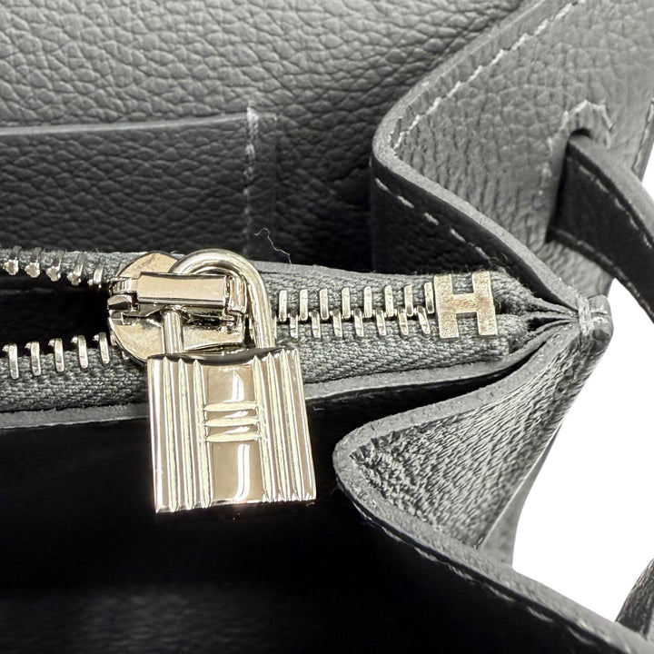 Pristine HERMES Purse Kelly Wallet To Go Shoulder Bag Evercolor Leather Women