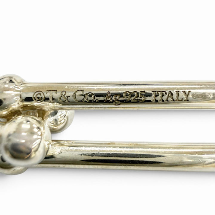 Great TIFFANY&Co. Necklace Link Top Pendant Silver AG925 Women