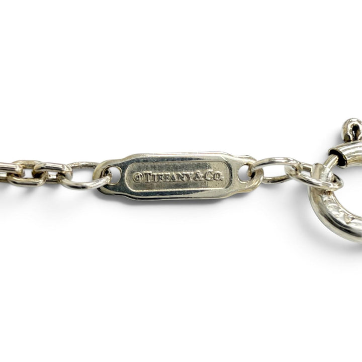 Great TIFFANY&Co. Necklace Link Top Pendant Silver AG925 Women
