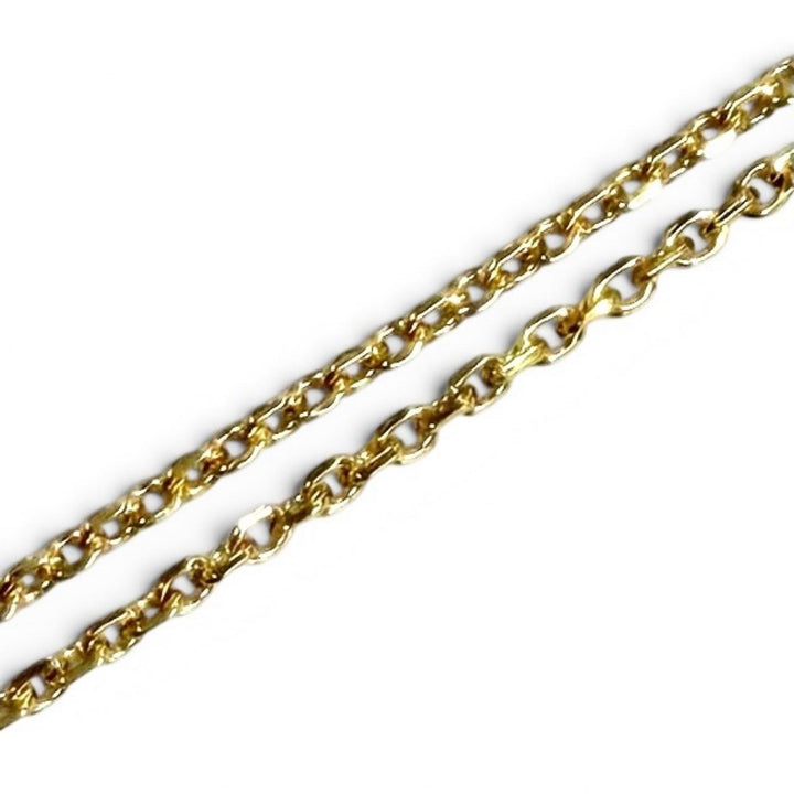 Excellent DIOR Necklace Petit CD Necklace Rhinestone gold Women N2890WOMCY
