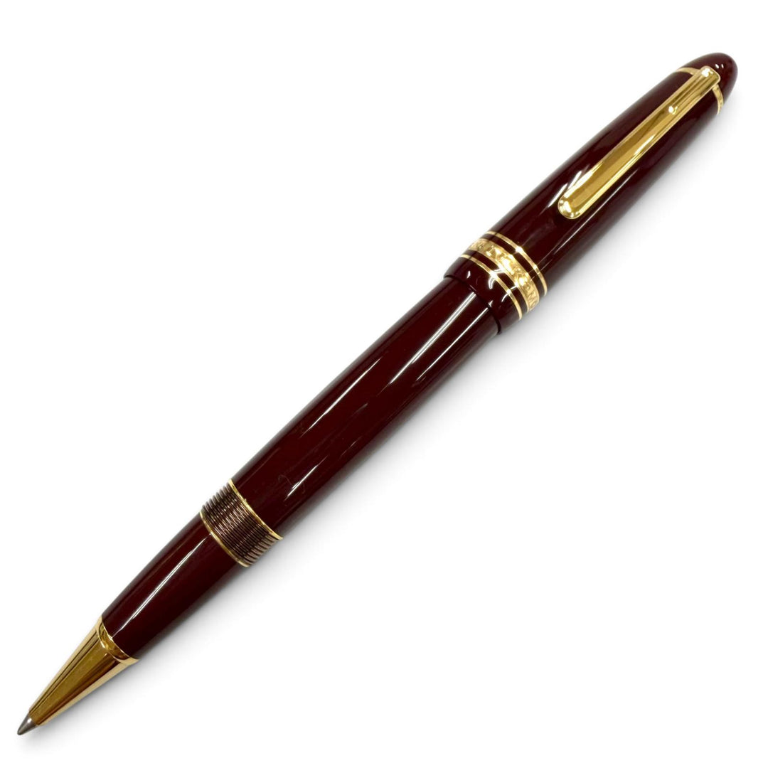 Excellent MONTBLANC Meisterstück 162 Le Grand Rollerball Pen White StarBordeaux