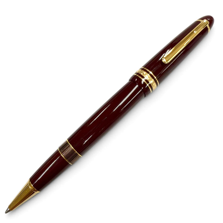 Excellent MONTBLANC Meisterstück 162 Le Grand Rollerball Pen White StarBordeaux