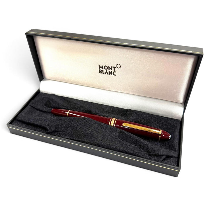 Excellent MONTBLANC Meisterstück 162 Le Grand Rollerball Pen White StarBordeaux
