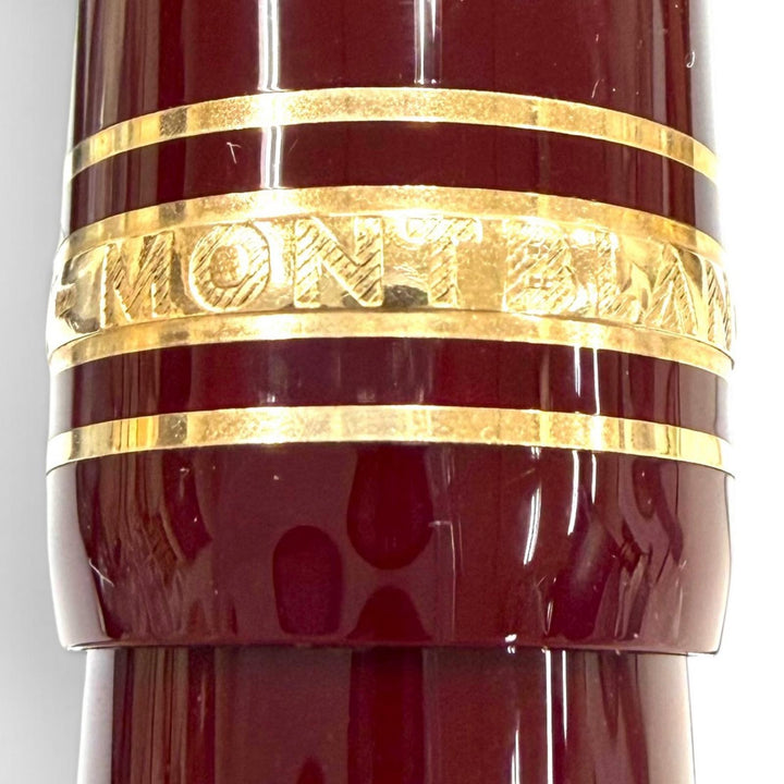 Excellent MONTBLANC Meisterstück 162 Le Grand Rollerball Pen White StarBordeaux
