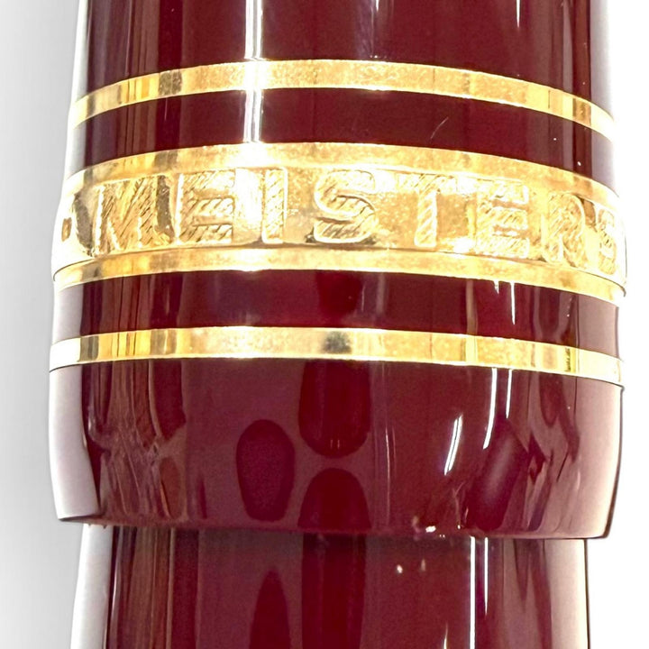 Excellent MONTBLANC Meisterstück 162 Le Grand Rollerball Pen White StarBordeaux
