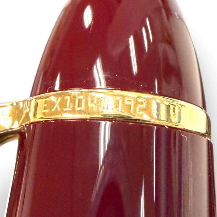 Excellent MONTBLANC Meisterstück 162 Le Grand Rollerball Pen White StarBordeaux