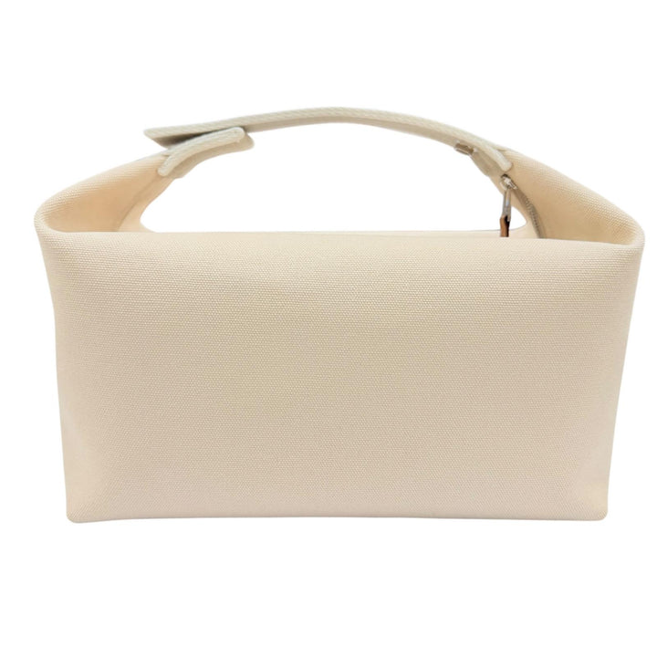 Excellent HERMES Handbag Brid A Black GM Serie Button Canvas cotton Women