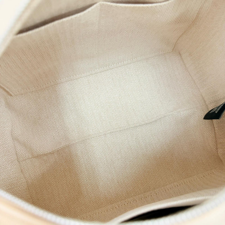 Excellent HERMES Handbag Brid A Black GM Serie Button Canvas cotton Women