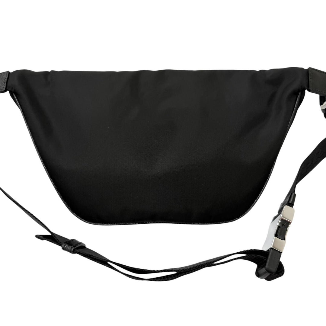 Great PRADA Sling bag Triangle logo Re-Nylon black Recycled nylon mens 2VL033