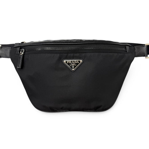 Great PRADA Sling bag Triangle logo Re-Nylon black Recycled nylon mens 2VL033