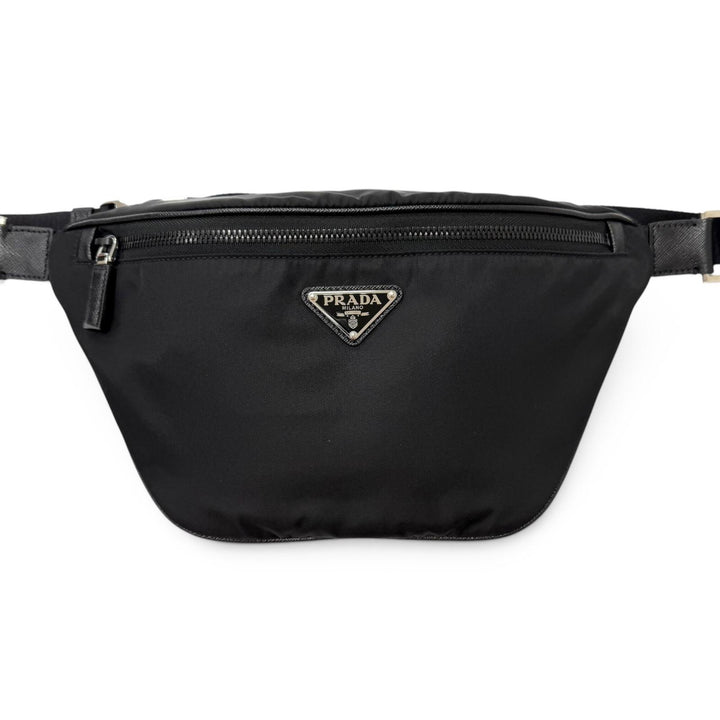 Great PRADA Sling bag Triangle logo Re-Nylon black Recycled nylon mens 2VL033