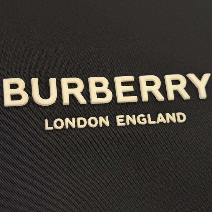 Great BURBERRY Tote Bag Arty 2WAY Shoulder black Nylon mens 8063497