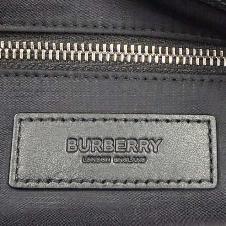 Great BURBERRY Tote Bag Arty 2WAY Shoulder black Nylon mens 8063497