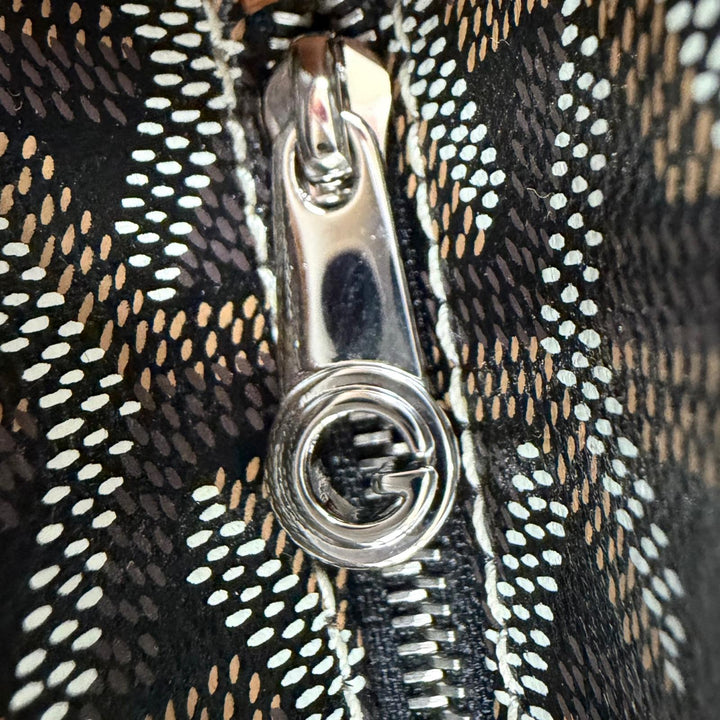 Pristine GOYARD Artois PM Marquage Tote Bag Using leather Gojardin Canvas