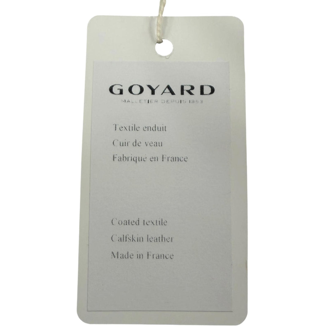 Pristine GOYARD Artois PM Marquage Tote Bag Using leather Gojardin Canvas