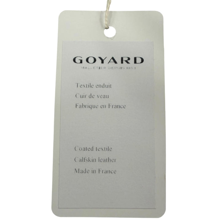 Pristine GOYARD Artois PM Marquage Tote Bag Using leather Gojardin Canvas