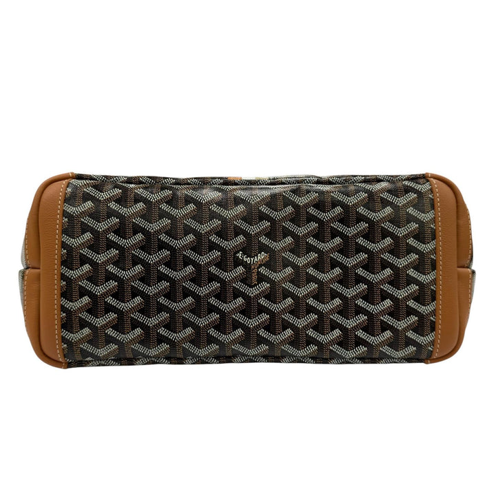 Pristine GOYARD Artois PM Marquage Tote Bag Using leather Gojardin Canvas