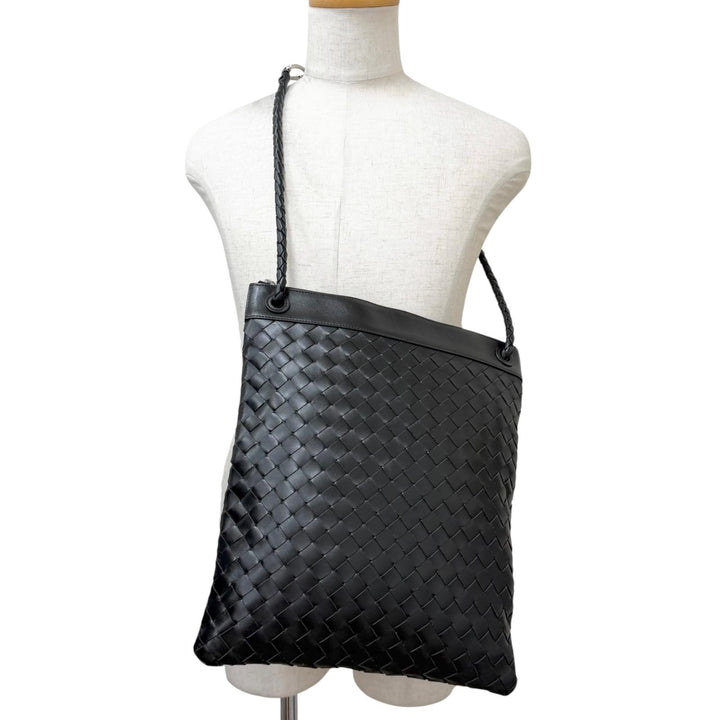 Great BOTTEGAVENETA Shoulder Bag Andiamo INTRECCIATO Messenger