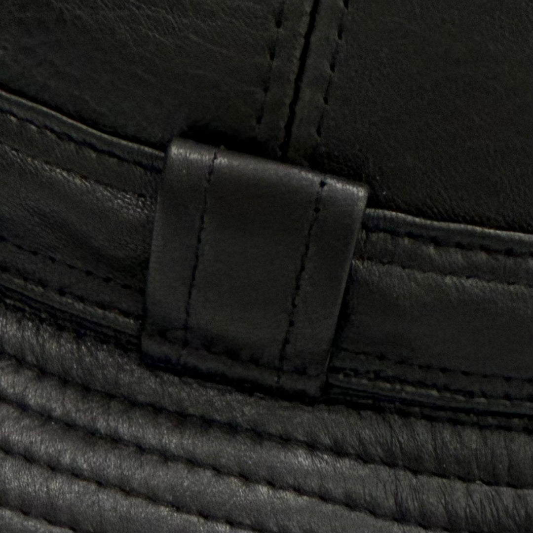 Excellent HERMES hat CHAPEAU HIDALGO hat Deerskin mens 57