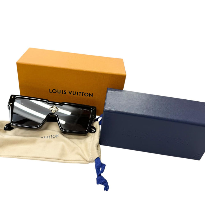 Great LOUIS VUITTON sunglasses Cyclone S Square black mens