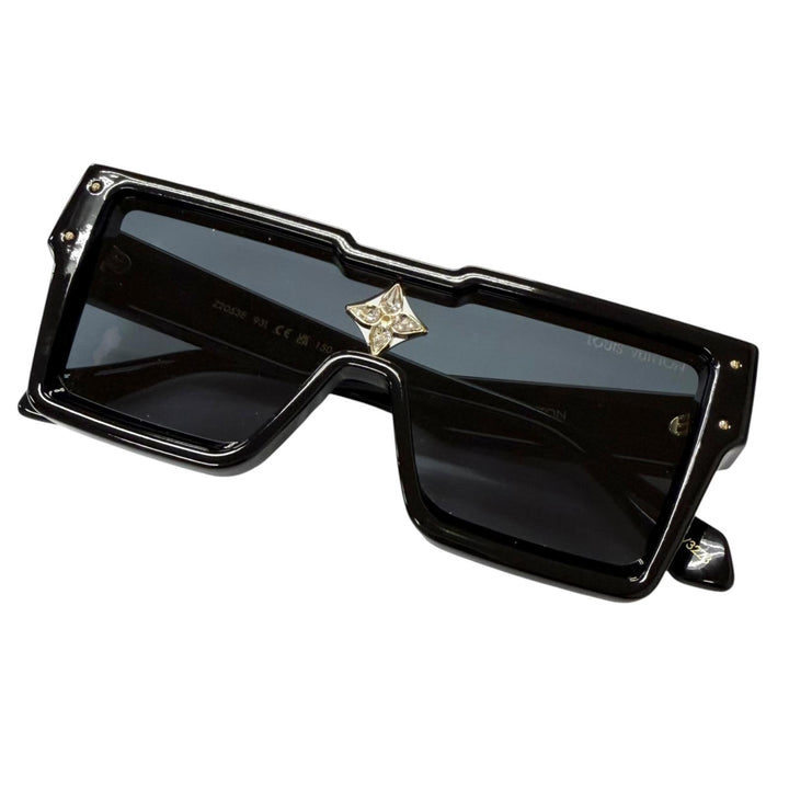 Great LOUIS VUITTON sunglasses Cyclone S Square black mens