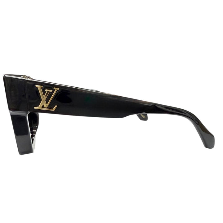 Great LOUIS VUITTON sunglasses Cyclone S Square black mens