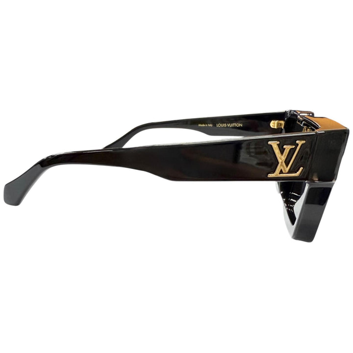 Great LOUIS VUITTON sunglasses Cyclone S Square black mens