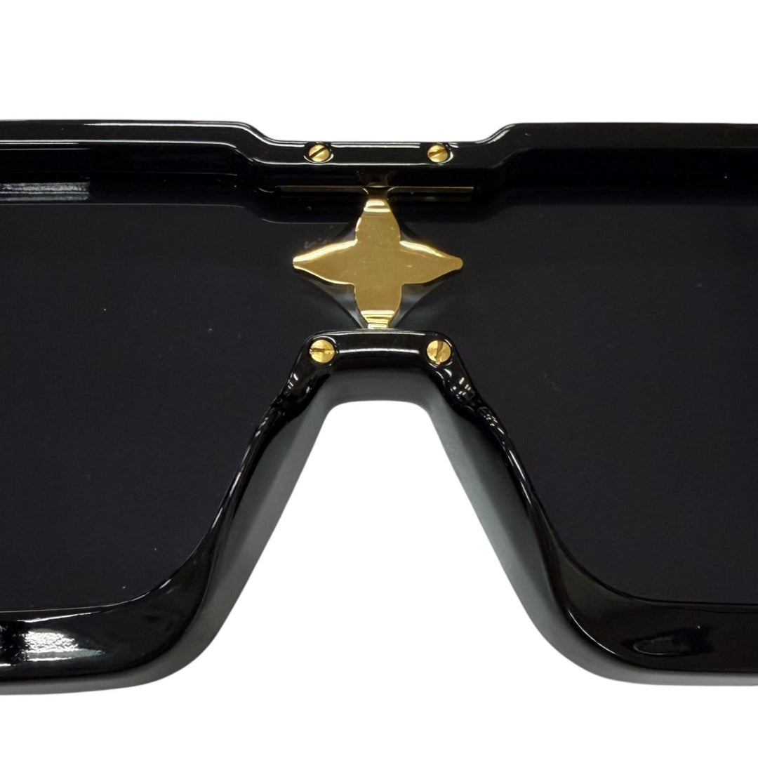 Great LOUIS VUITTON sunglasses Cyclone S Square black mens