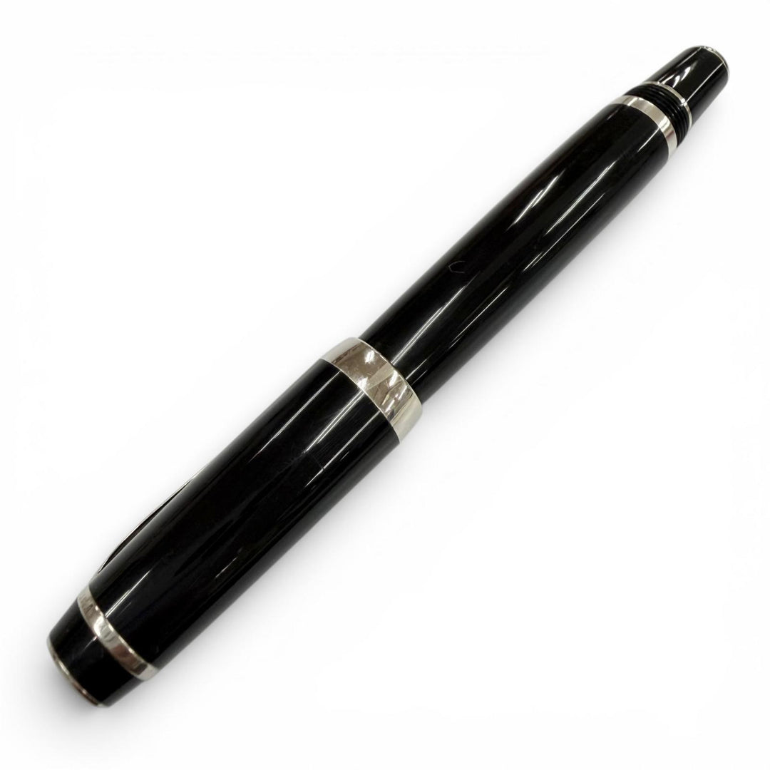 Great MONTBLANC Ballpoint pen Boheme white star black Blue Gemstone mens