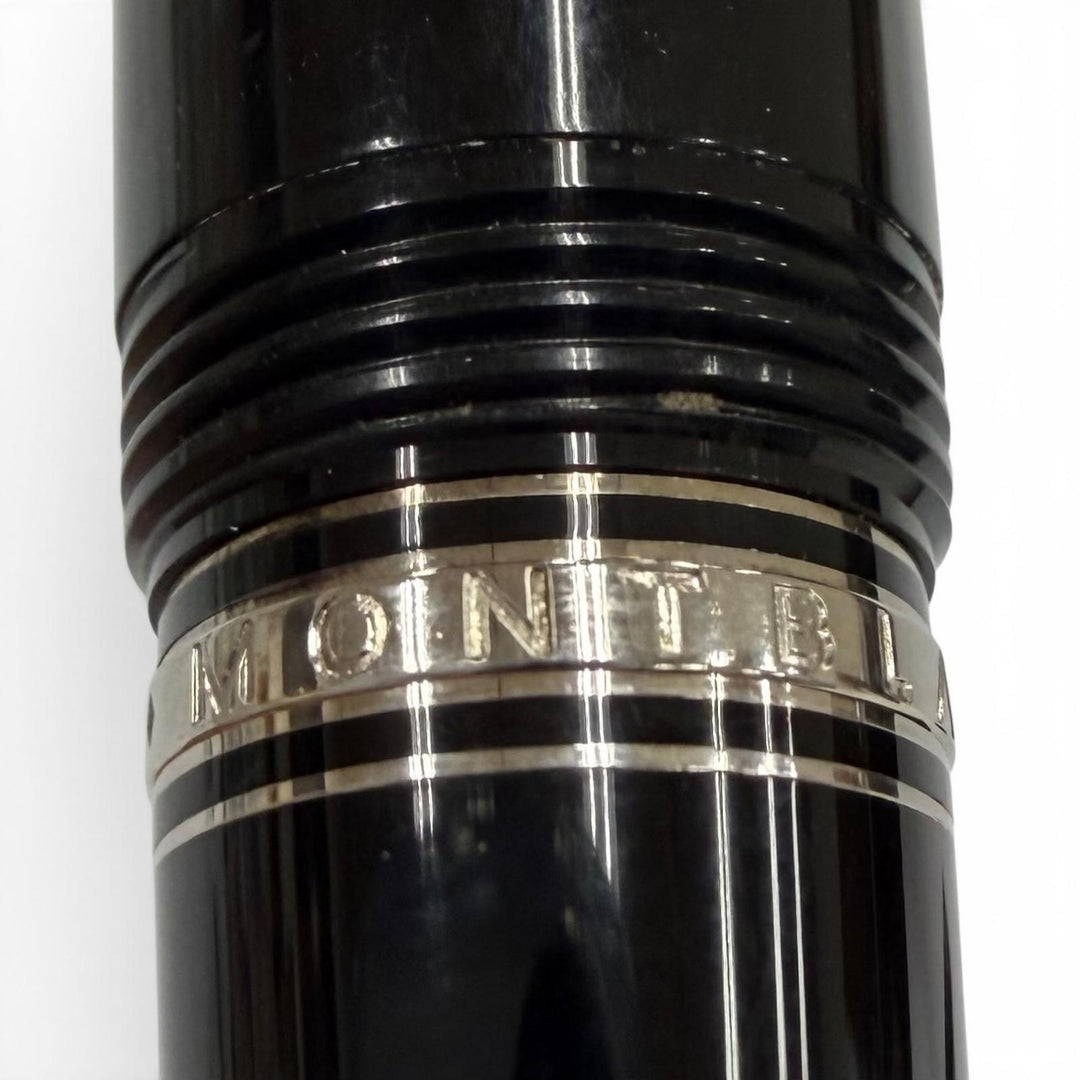 Great MONTBLANC Ballpoint pen Boheme white star black Blue Gemstone mens
