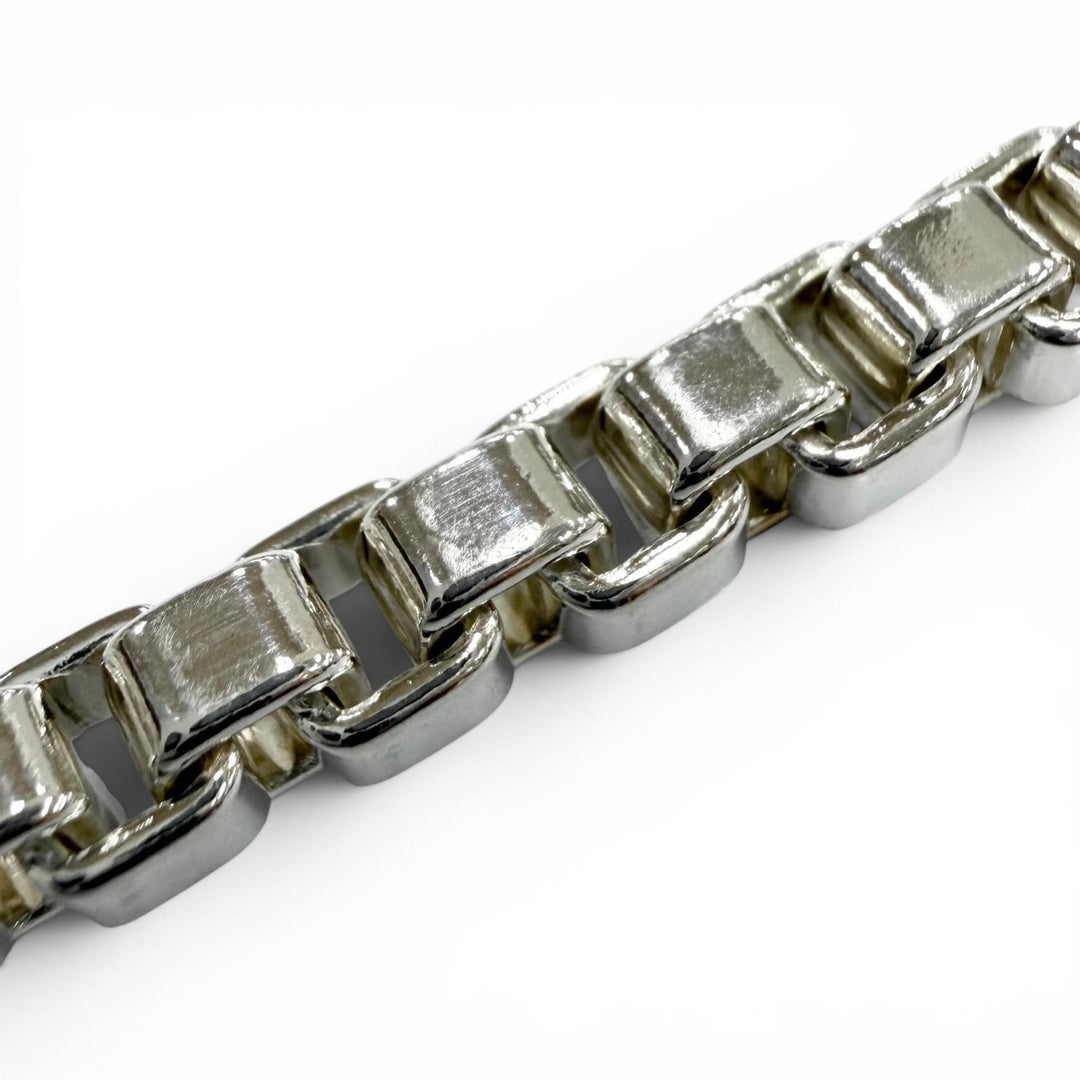 Excellent TIFFANY&Co. bracelet Venetian Chain Silver 925 mens