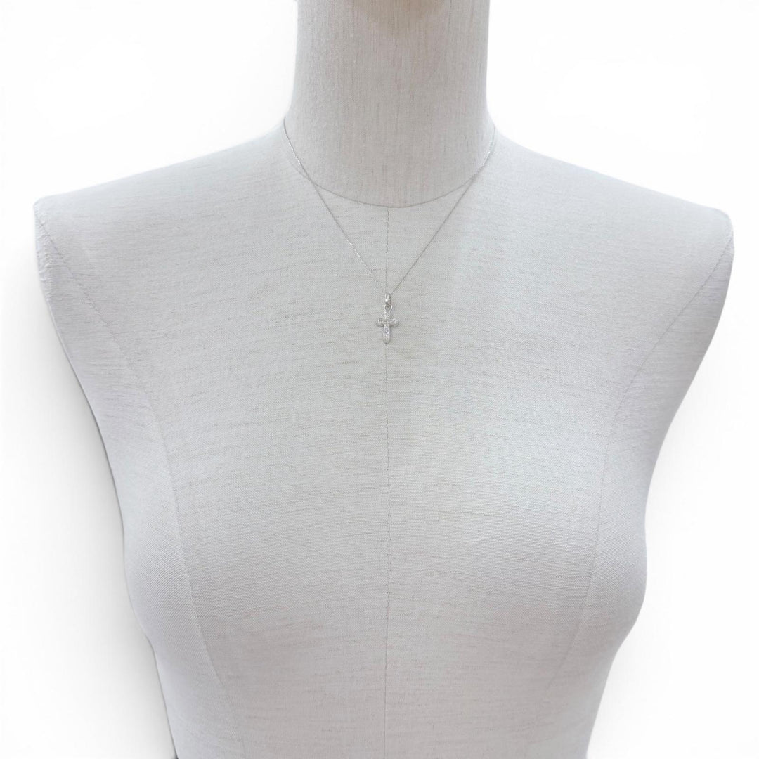 Great Sympathy of Soul Necklace Smooth cloth White gold 18K Women