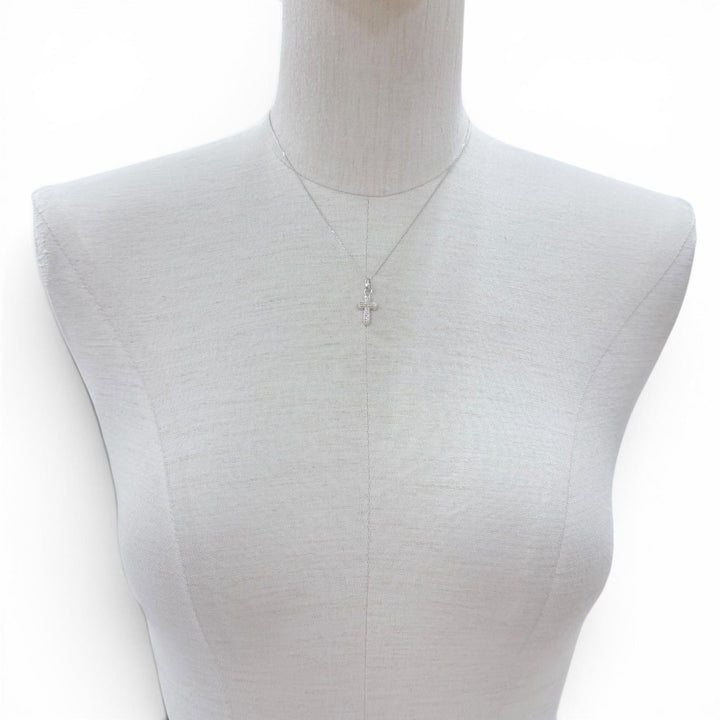 Great Sympathy of Soul Necklace Smooth cloth White gold 18K Women