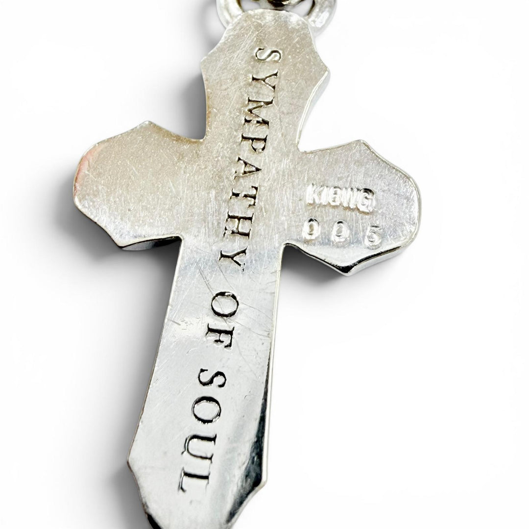 Great Sympathy of Soul Necklace Smooth cloth White gold 18K Women