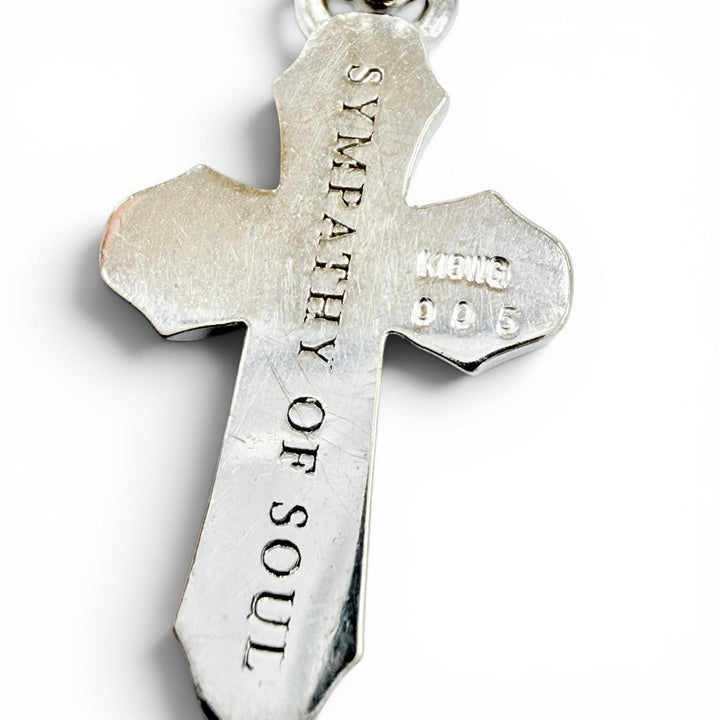 Great Sympathy of Soul Necklace Smooth cloth White gold 18K Women