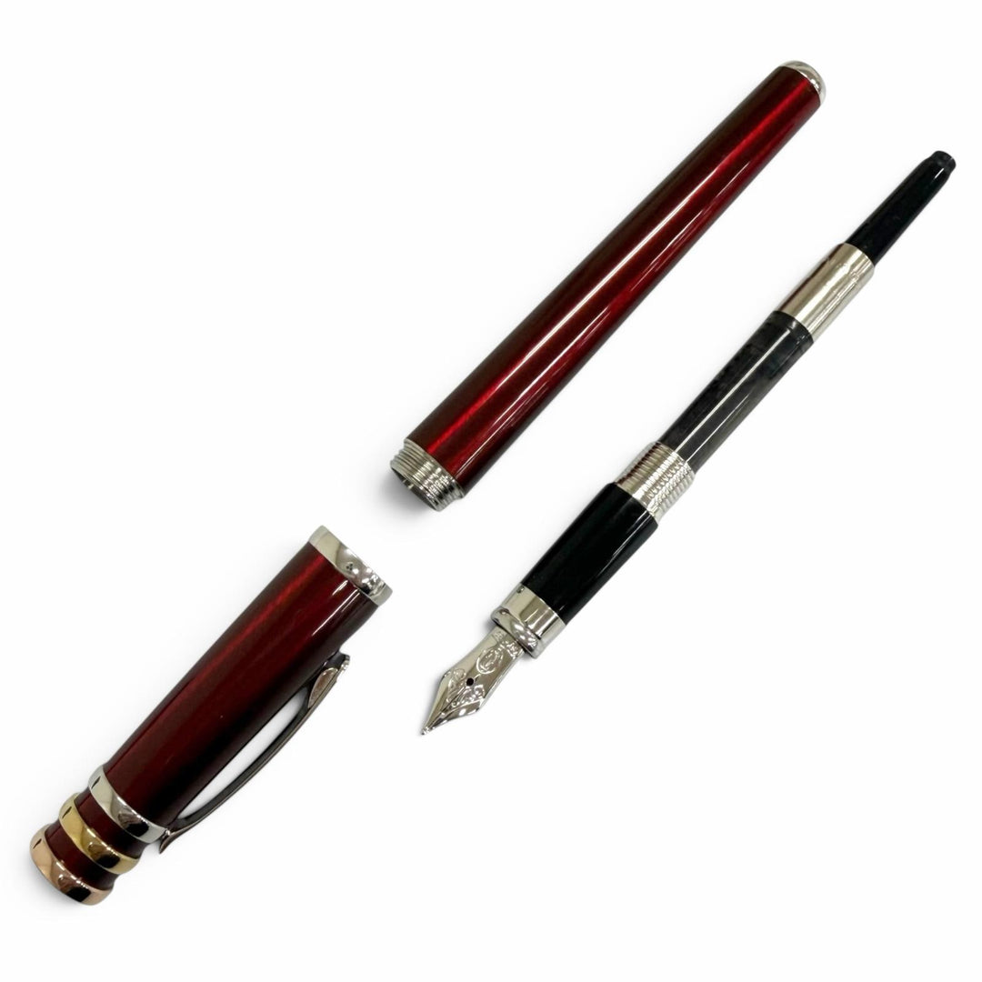 Great Cartier fountain pen Trinity de Cartier cap-type Bordeaux 18K mens