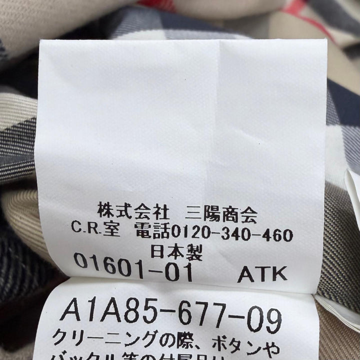 Excellent BURBERRY LONDON coat Nova check pattern lining included