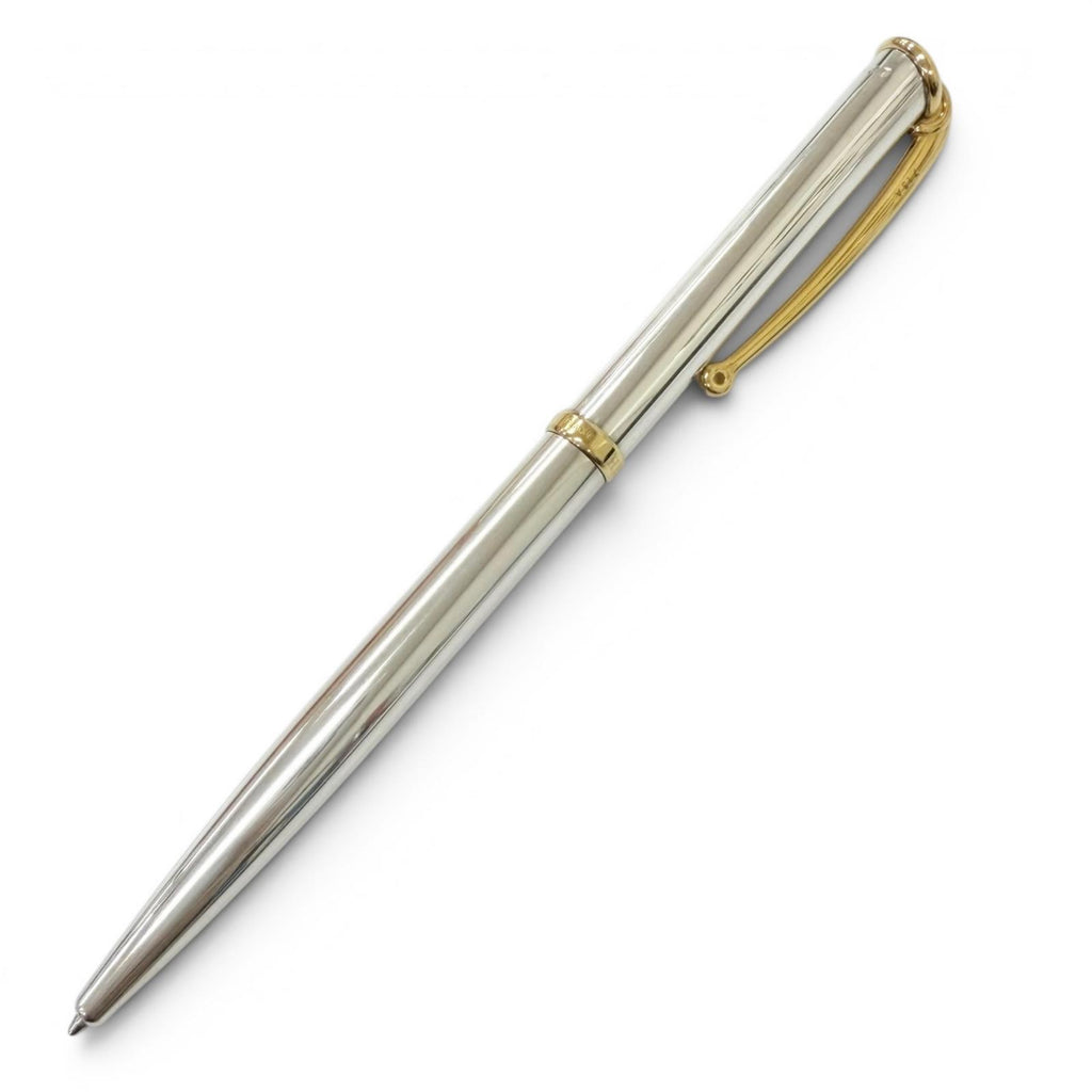 Excellent HERMES Ballpoint pen Allegro mechanical pencil Silver