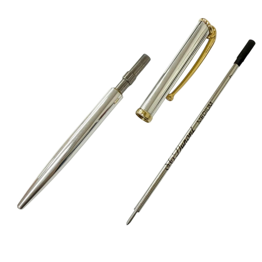 Excellent HERMES Ballpoint pen Allegro mechanical pencil Silver SV925 mens