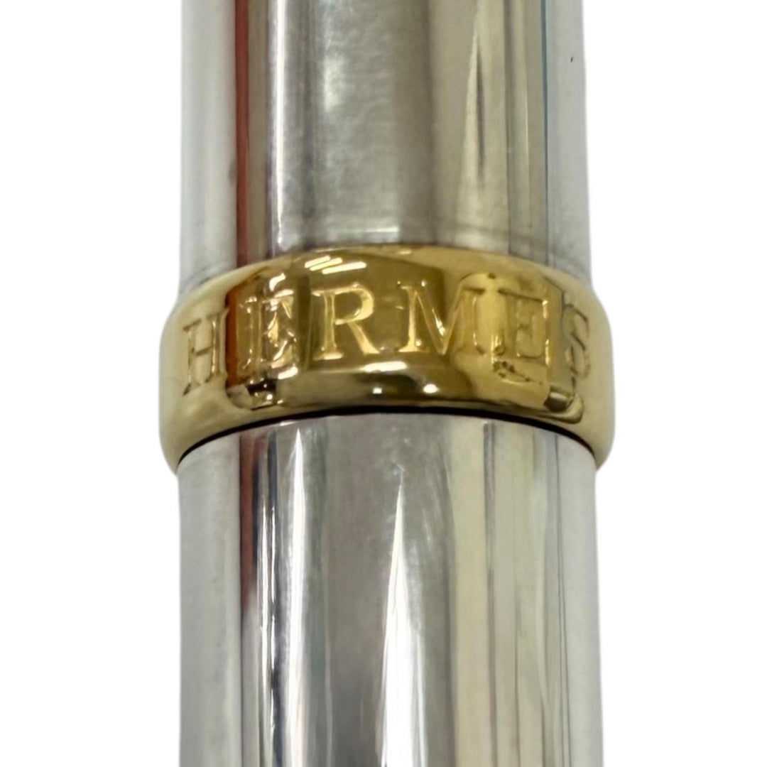 Excellent HERMES Ballpoint pen Allegro mechanical pencil Silver SV925 mens