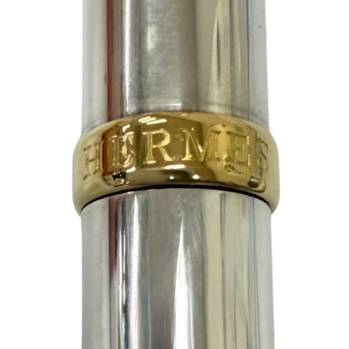 Excellent HERMES Ballpoint pen Allegro mechanical pencil Silver SV925 mens