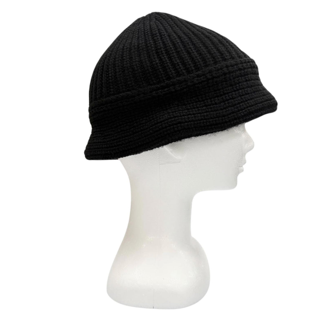 Great CELINE hat Triomphe Knit Bucket black cashmere Women 2A80T384D