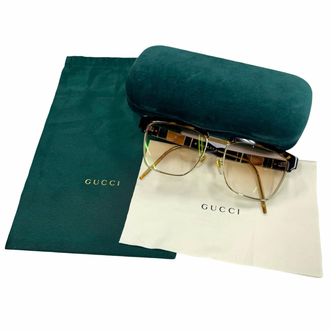Great GUCCI sunglasses Clear brown mens GG0605O