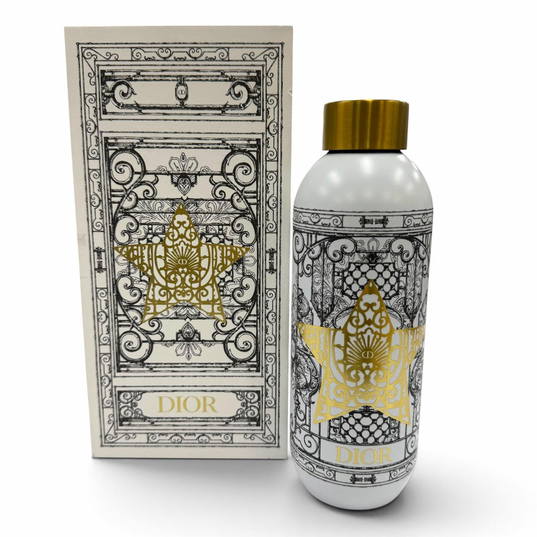 Excellent Christian Dior goods water bottle CD logo tumbler water bottle Ivory