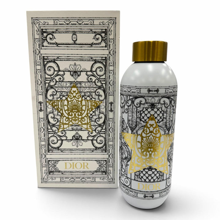 Excellent Christian Dior goods water bottle CD logo tumbler water bottle Ivory