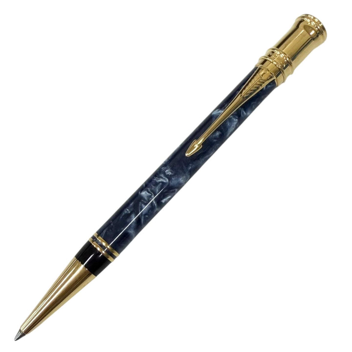 Very Good PARKER TIFFANY&Co. Ballpoint pen Duofold Double Name