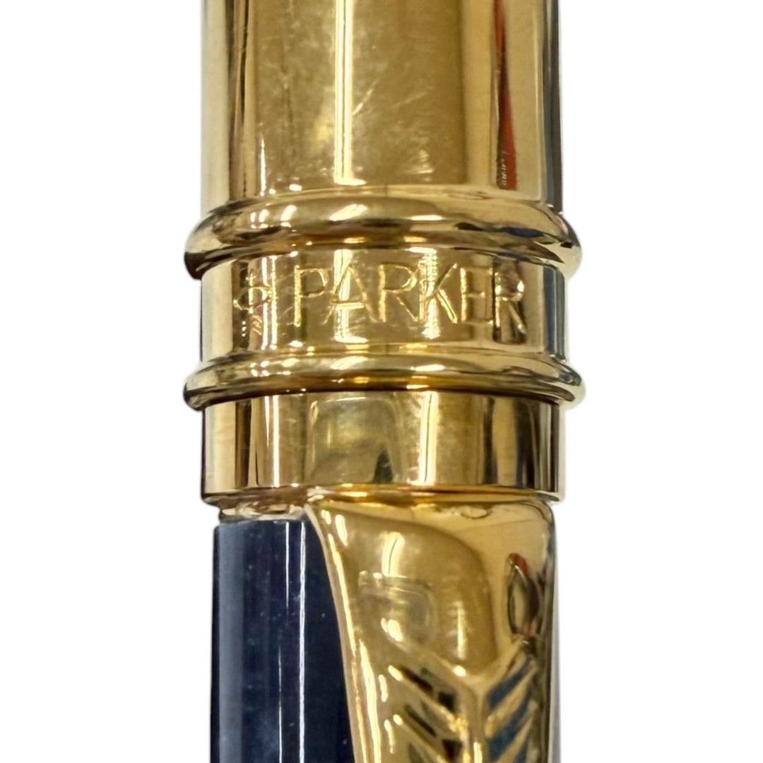 Very Good PARKER TIFFANY&Co. Ballpoint pen Duofold Double Name