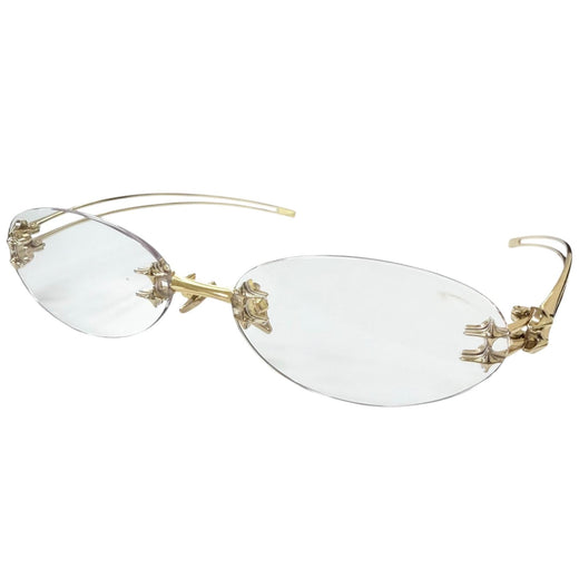 Excellent GENTLE MONSTER Glasses NODE 030 Two point gold