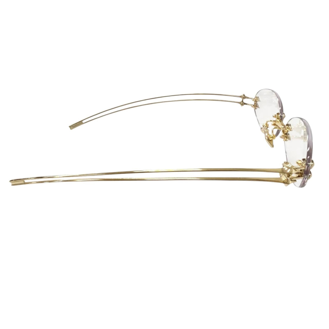 Excellent GENTLE MONSTER Glasses NODE 030 Two point gold