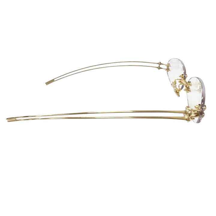 Excellent GENTLE MONSTER Glasses NODE 030 Two point gold